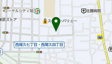 千代の湯の地図画像