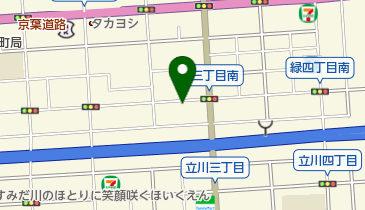 松の湯の地図画像