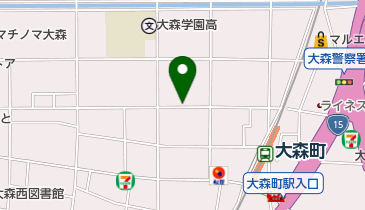 大森湯の地図画像