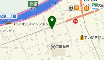 松原湯の地図画像