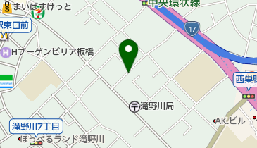 稲荷湯の地図画像