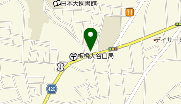 第二富士の湯の地図画像