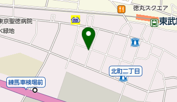 北町浴場の地図画像