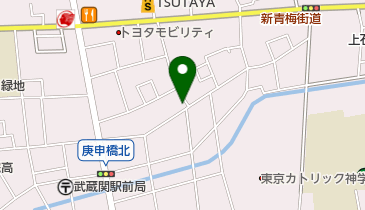 武蔵関 松乃湯の地図画像