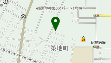 富士見湯の地図画像