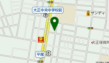 天然温泉JOY(ジョイ)大正の地図画像