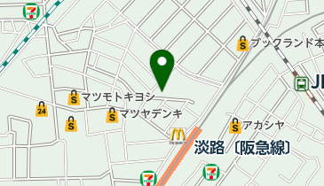 昭和湯の地図画像