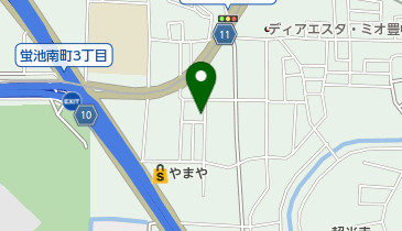 幸福温泉の地図画像