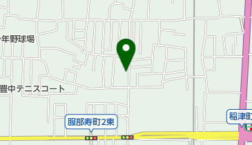 極楽温泉の地図画像