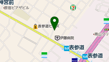PEEK-A-BOO(ピークアブー) 表参道の地図画像