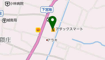 アタックス 城南店の地図画像