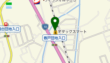 アタックス 敷戸店の地図画像