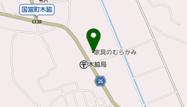 アタックス 国富店の地図画像