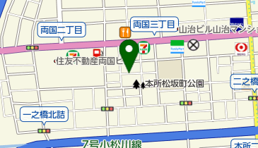 本所松坂町公園の地図画像