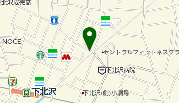 ジェットセット下北沢の地図画像