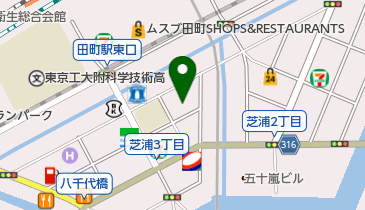 芝浦ルネサイトタワーの地図画像