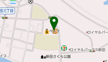 日土地新田ビルの地図画像