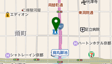 日土地京都ビルの地図画像