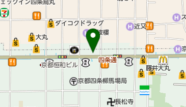 日土地京都四条通ビルの地図画像