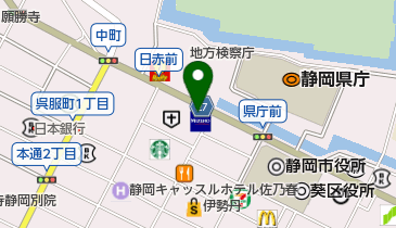 日土地静岡ビルの地図画像