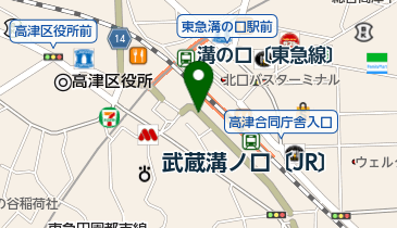 弁護士法人港国際グループ 溝の口オフィスの地図画像