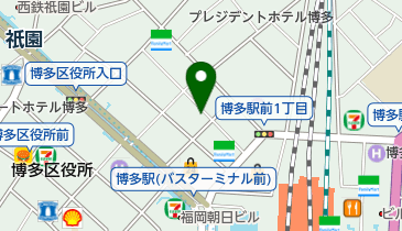 弁護士法人港国際グループ 福岡オフィスの地図画像