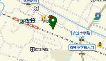 いづみや 衣笠本店の地図画像