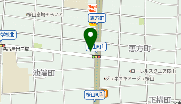 マセラティ 桜山の地図画像