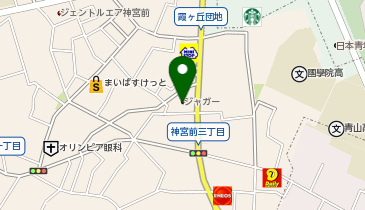 JAGUAR(ジャガー) 青山の地図画像