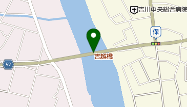 吉越橋の地図画像