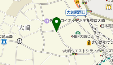 大崎ウエストシティビルの地図画像