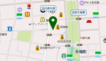 明治屋 名古屋栄大津通ストアーの地図画像