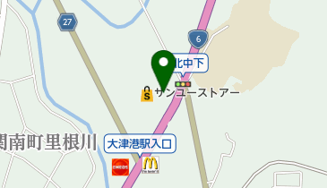 サンユーストアー 大津店の地図画像