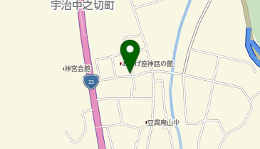 横丁焼の店の地図画像