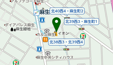 アシーネ 麻生店の地図画像