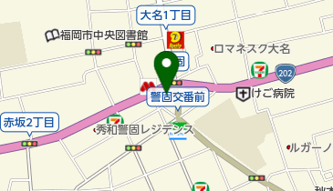 HAIR&MAKE EARTH(ヘアアンドメイクアース) 福岡けやき通り店の地図画像