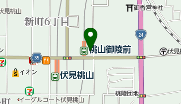 HAIR&MAKE EARTH(ヘアアンドメイクアース) 伏見桃山店の地図画像