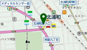 HAIR&MAKE EARTH(ヘアアンドメイクアース) 北浦和店の地図画像