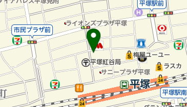 HAIR&MAKE EARTH(ヘアアンドメイクアース) 平塚店の地図画像