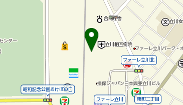 HAIR&MAKE EARTH(ヘアアンドメイクアース) 立川店の地図画像