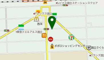 HAIR&MAKE EARTH(ヘアアンドメイクアース) 国立店の地図画像