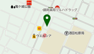 HAIR&MAKE EARTH(ヘアアンドメイクアース) 酒田店の地図画像