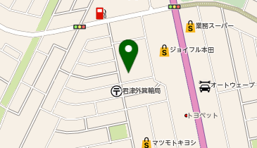ジャパンミート 君津店の地図画像