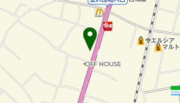 焼肉や漫遊亭 日立金沢店の地図画像