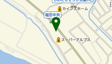 スーパーアルプス 塩田店の地図画像