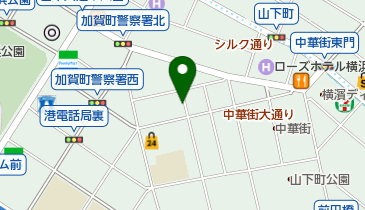 横浜中華街 龍鳳酒家の地図画像