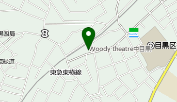 ウッディシアター中目黒の地図画像