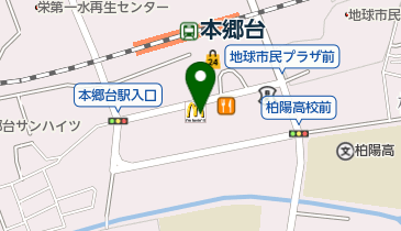 ピーコックストア 本郷台店の地図画像