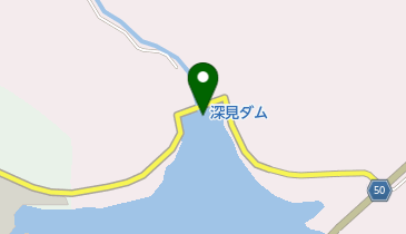 深見ダムの地図画像
