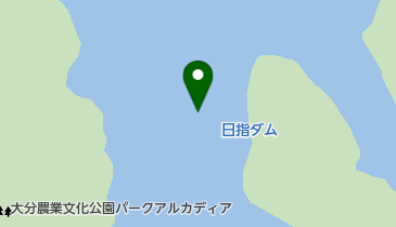 日指ダムの地図画像